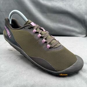 Merrell Vapor Glove 4 Women’s Size 9 Olive Purple Barefoot Minimalist Shoes